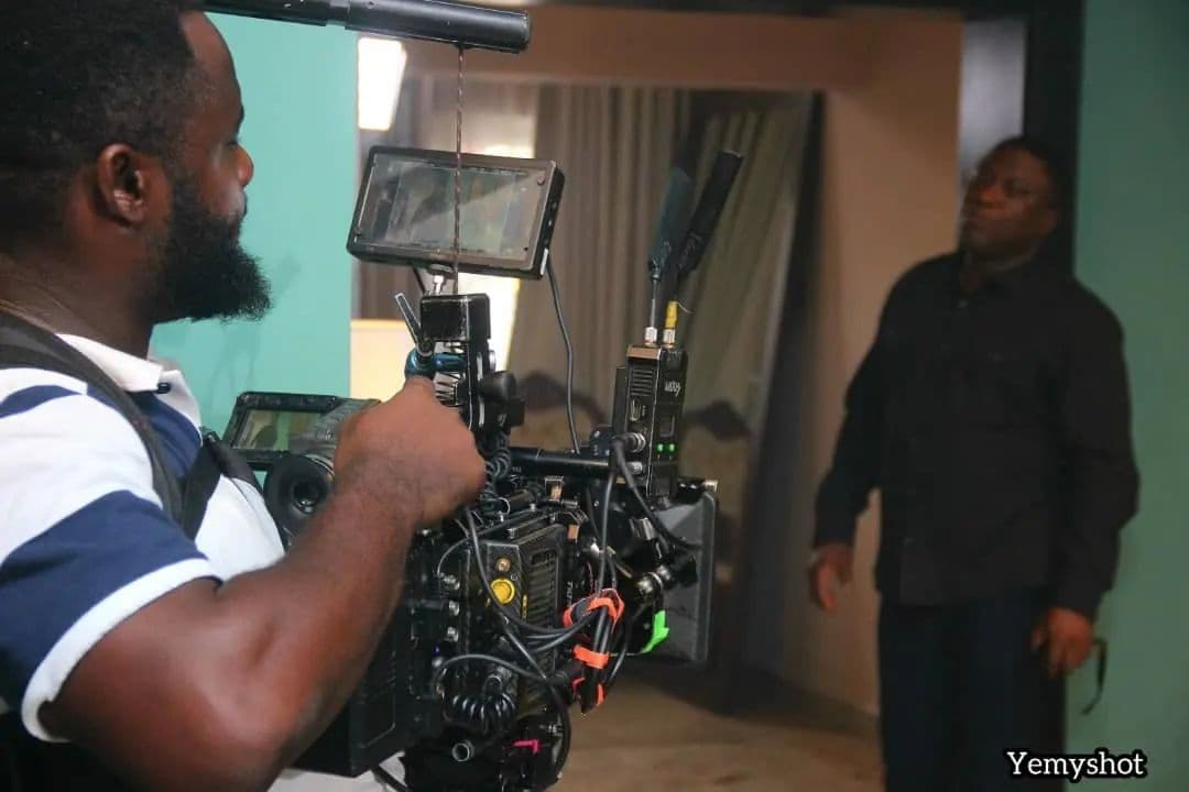Ejike on set — behind the scenes 18