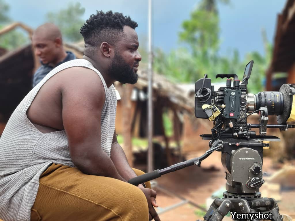 Ejike on set — behind the scenes 23