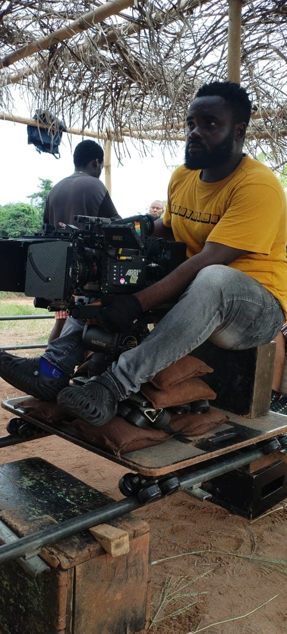 Ejike on set — behind the scenes 29
