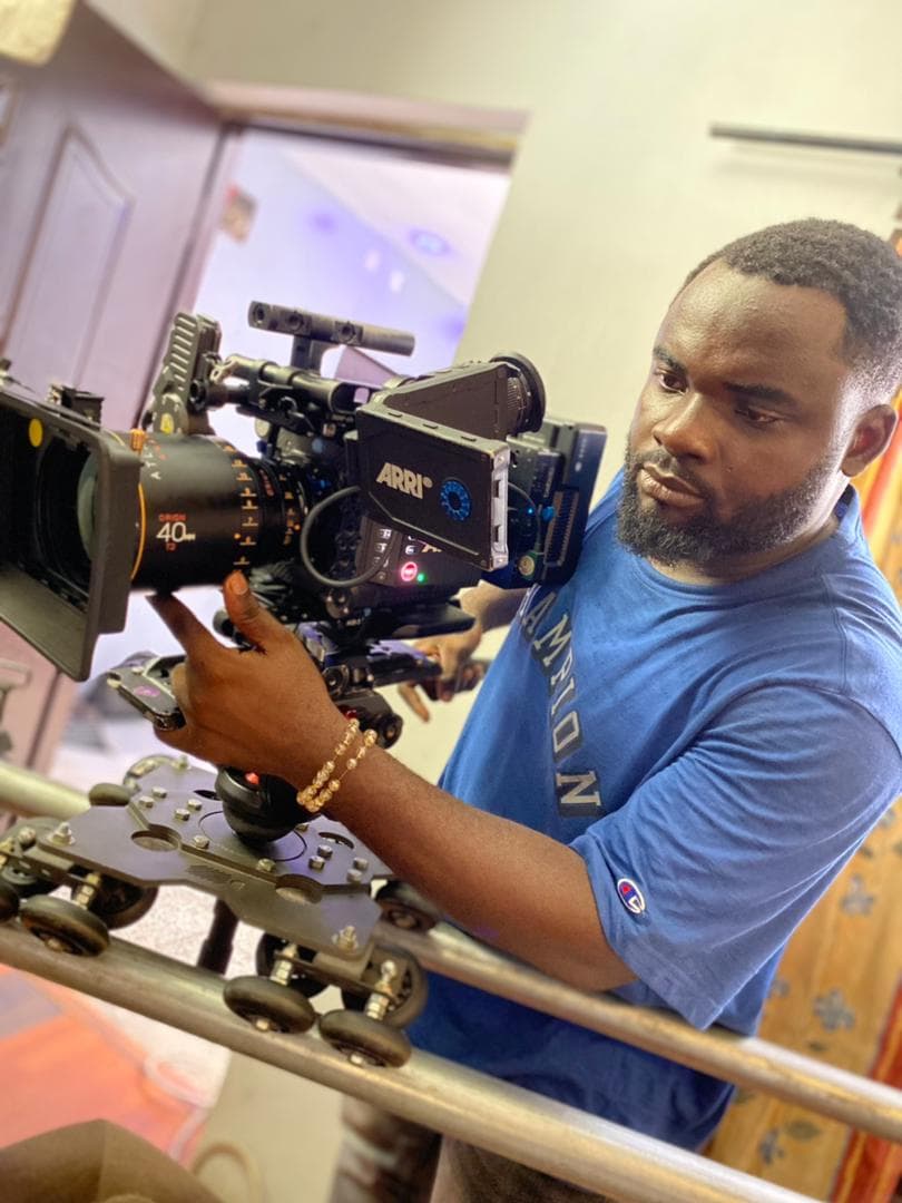 Ejike on set — behind the scenes 32