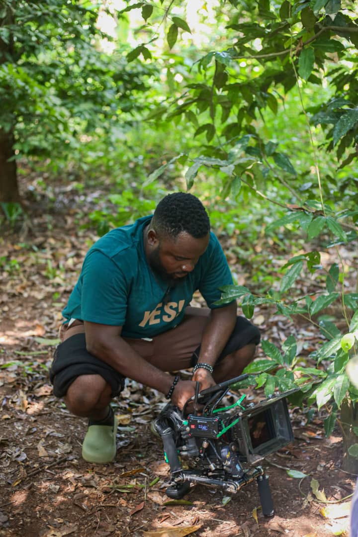 Ejike on set — behind the scenes 33